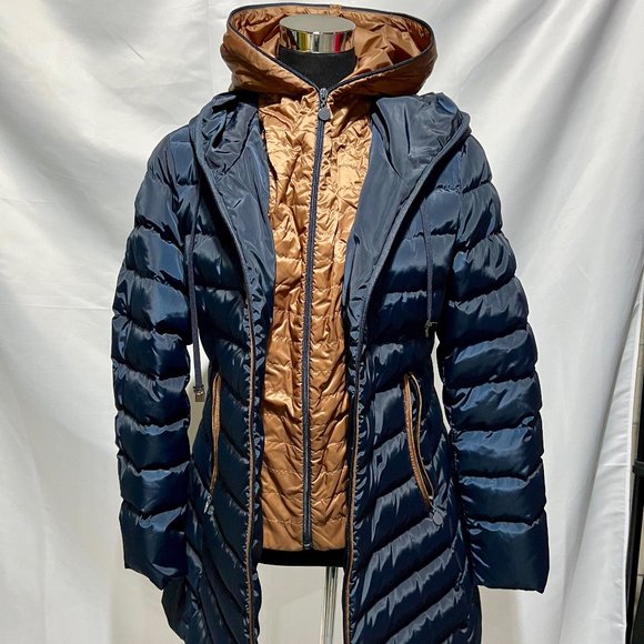 NEW Duck Down Flash Geo Super Warm Winter Coat & Puffer Jacket Plus Size - Picture 6 of 16